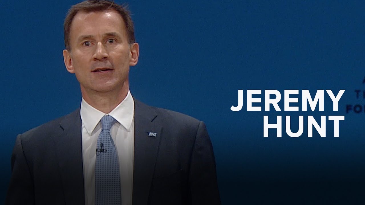 Jeremy Hunt: Speech to Conservative Party Conference 2016