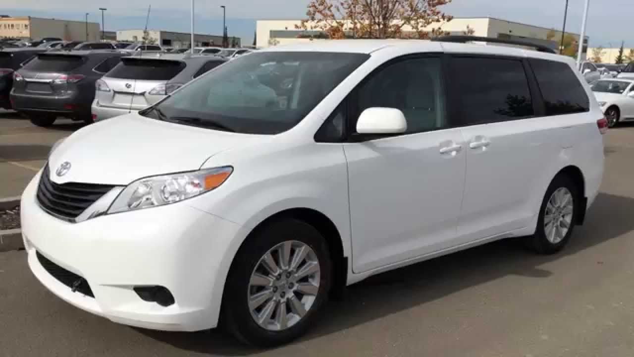 Pre Owned White 2013 Toyota Sienna LE AWD Walk Around Review - Spruce Grove, Stony Plain, Alberta