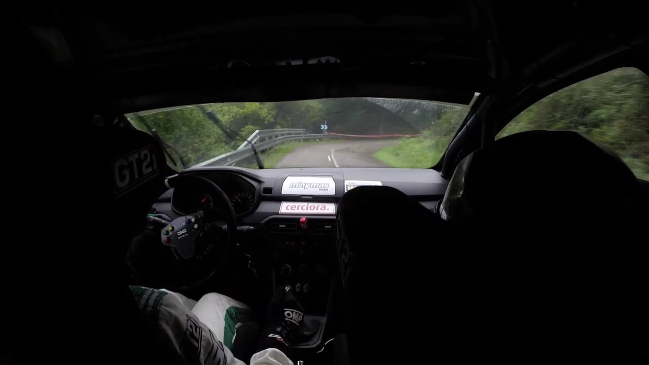 Esteban Vallín-Irene Caso, Muñon 2, Rallly Montaña Centra 2025, Dacia Sandero Volan Fapa