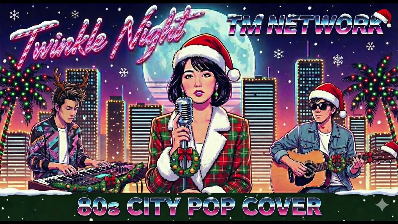 Twinkle Night / TM NETWORK | 80’s City Pop AI Cover (女性ボーカル）