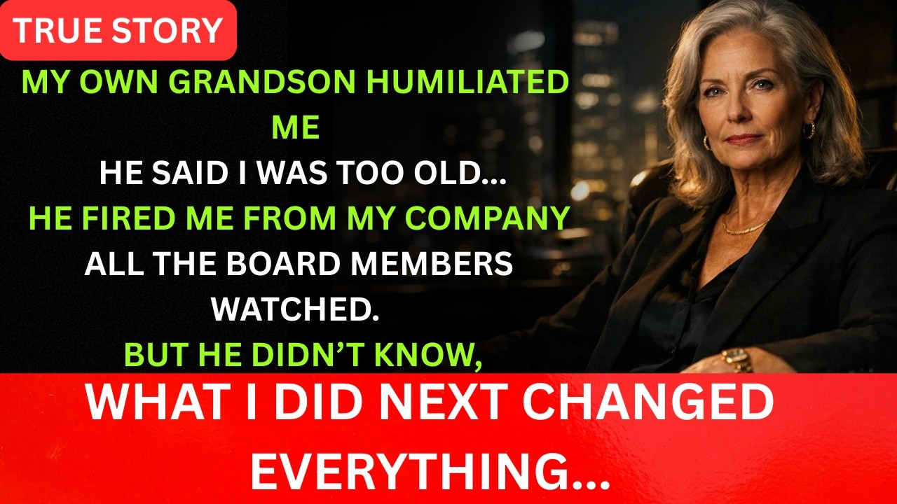My Grandson Fired Me and Said, “You’re Too Old for This” — So I Showed Him Who the Real Boss Is