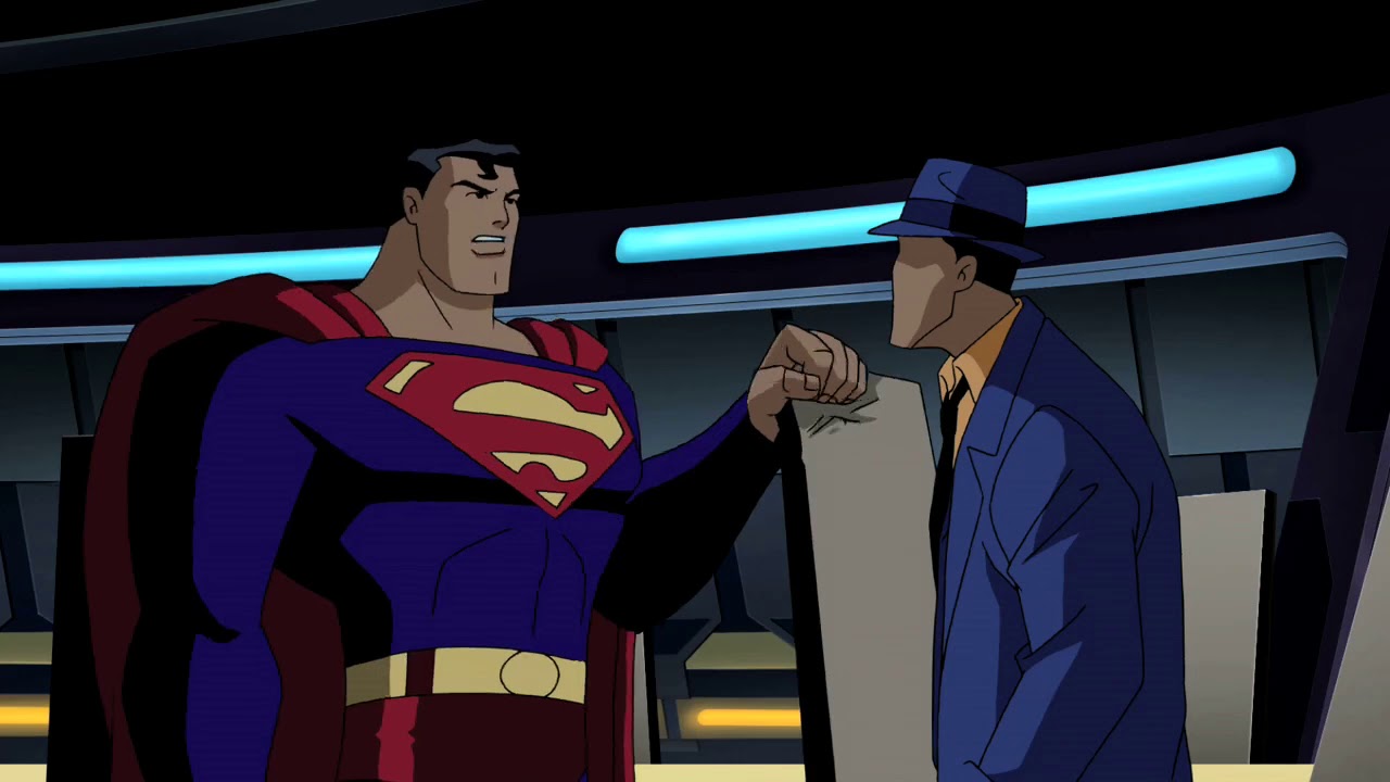 Question talks to Superman