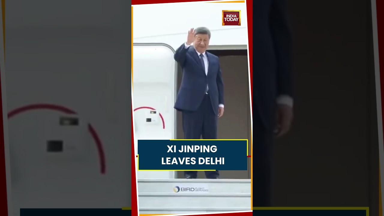 BRICS Summit 2026: Chinese President Xi Jinping Departs Delhi After Summit #brics #xijinping