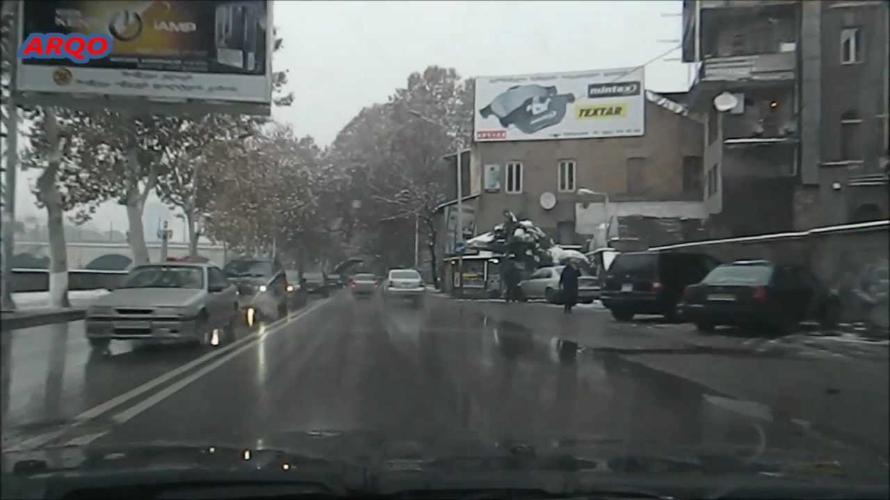 Driving in the city 3. Tbilisi streets. улици Тбилиси 3