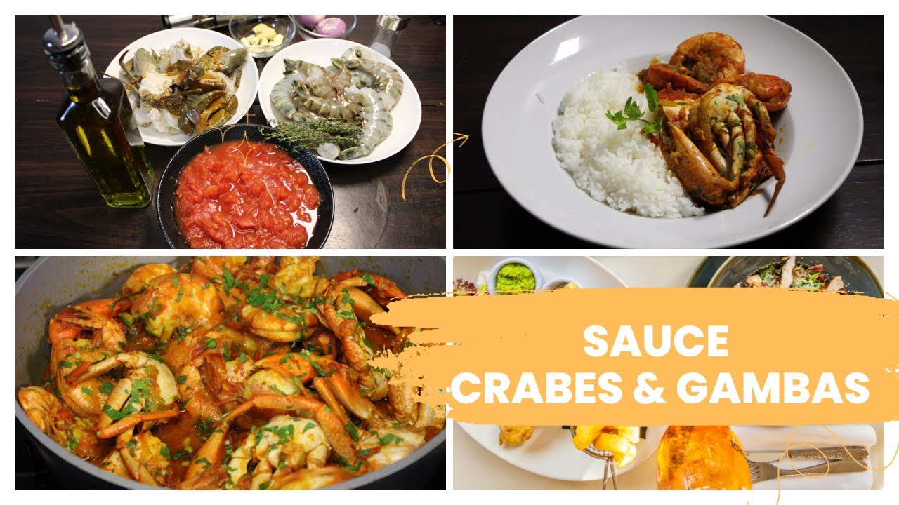 Sauce Crabes et Gambas ( Crabes de Mangrove de Madagascar)