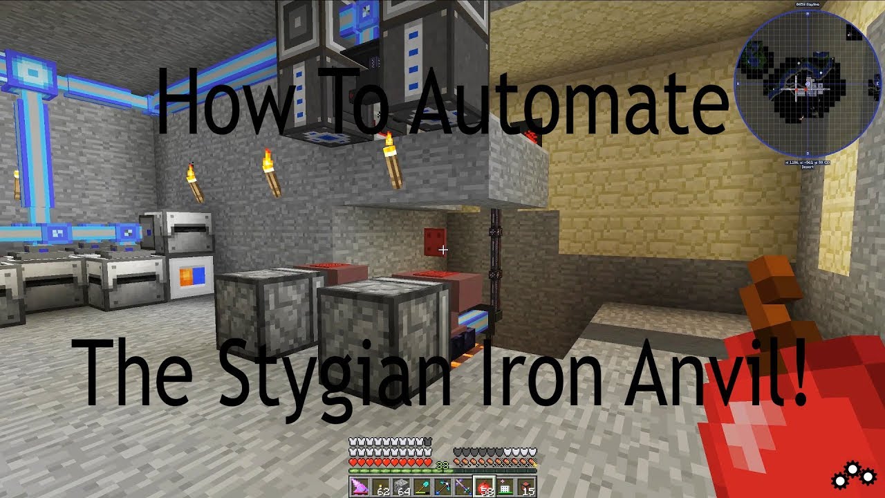 How To Automate The Stygian Iron Anvil [Minecraft 1.12]!