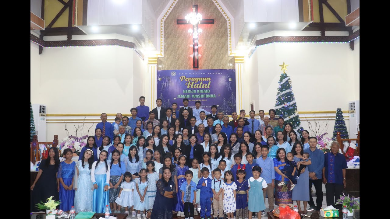 Perayaan Natal Gereja KIBAID Jemaat Wasuponda 2024