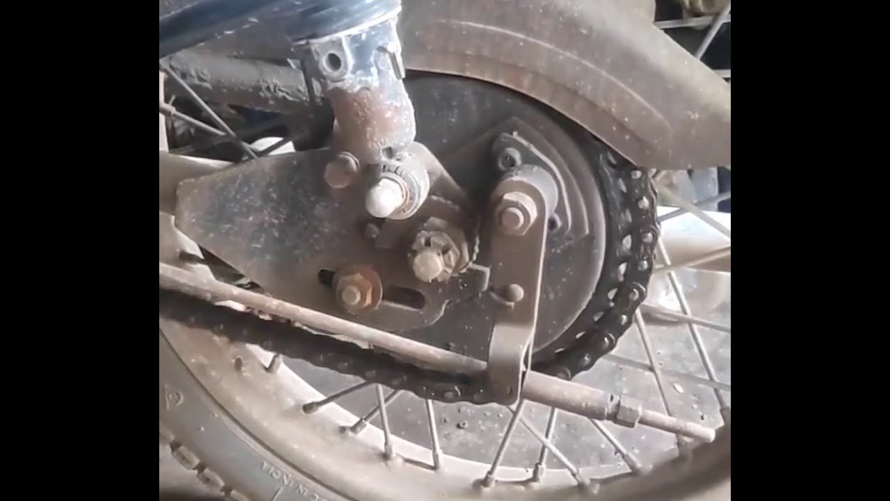 OLD STD BULLET CHAIN SPOCKET FULLY WEAR OFF with eng sub # bullet mechanic