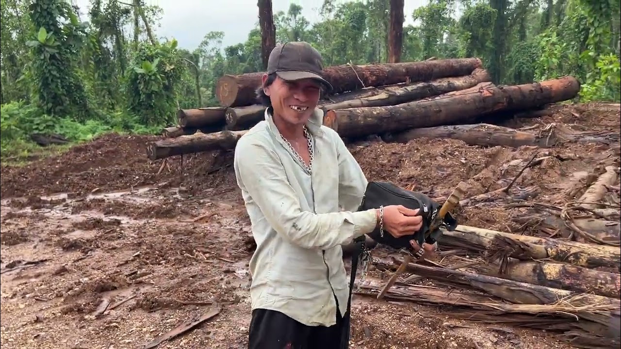 Logging Operation Kepulauan Solomon Island/Perjalanan Dari Kem Ke LogPond B/Sempat Juga Ambil Sayur