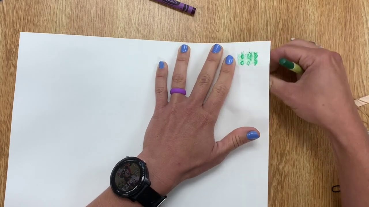 Texture Rubbing with Crayons