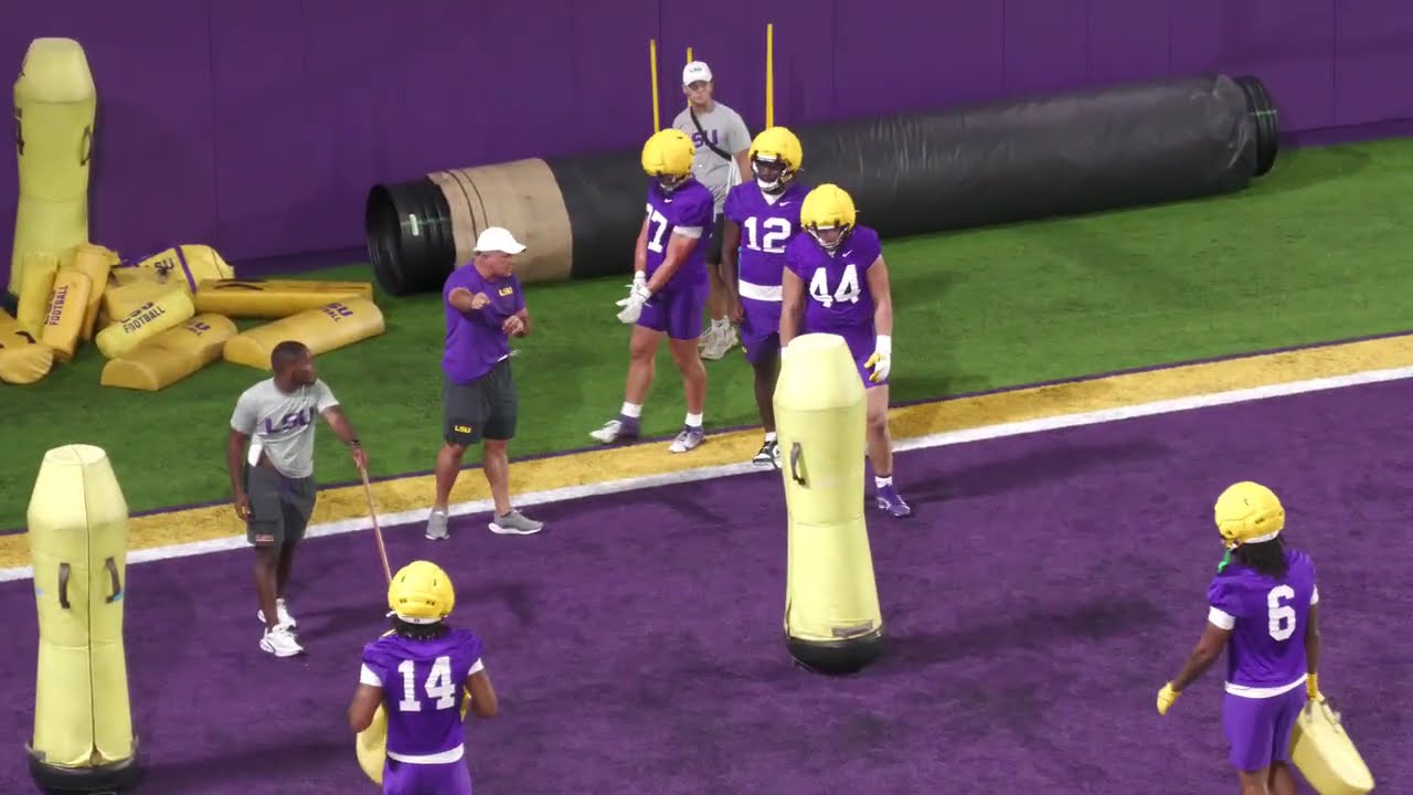 LSU FOOTBALL: Practice Highlights, August 18, 2025