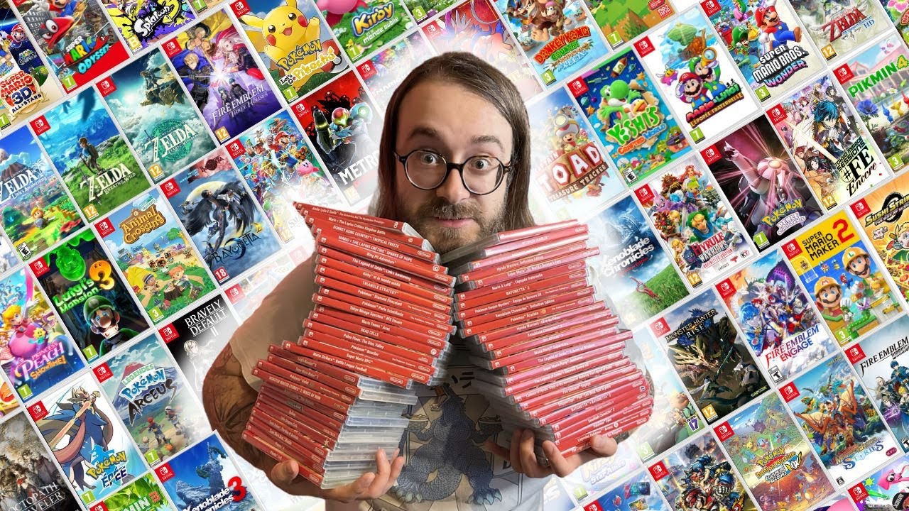 Ma COLLECTION de JEUX SWITCH !