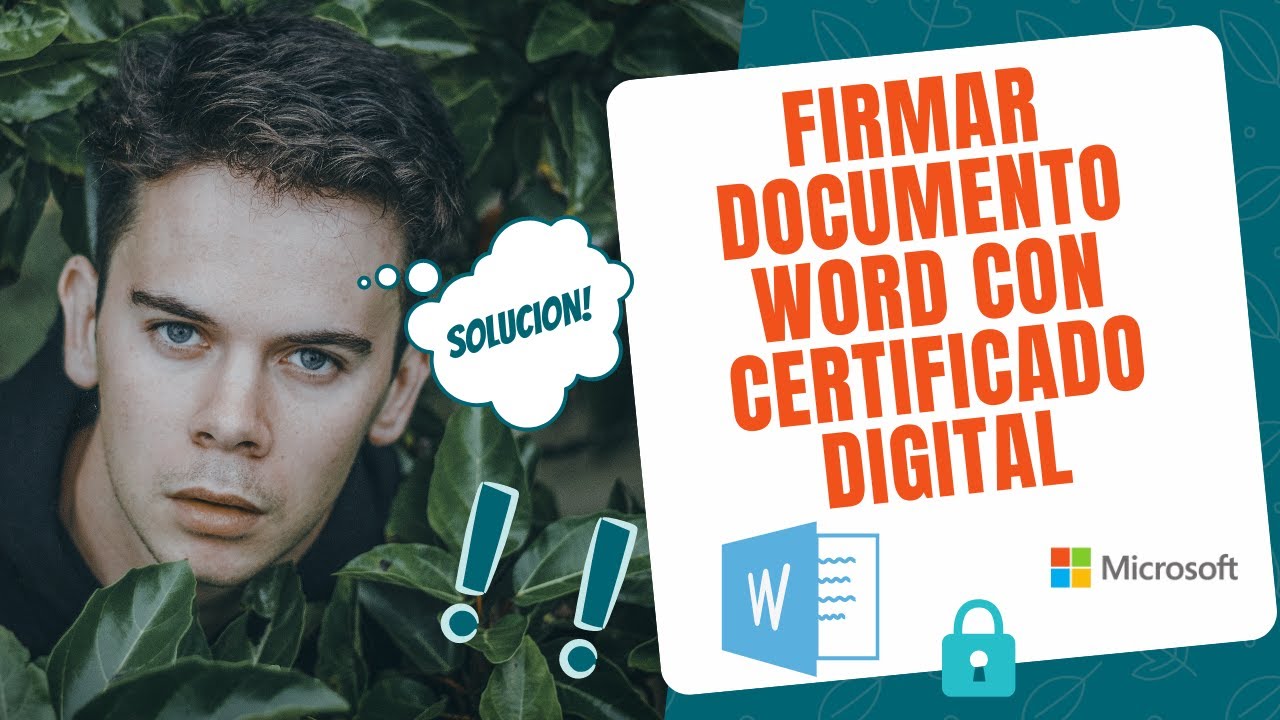Como FIRMAR DOCUMENTO WORD con CERTIFICADO DIGITAL