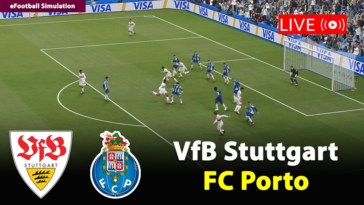 🔴LIVE-  VfB Stuttgart gegen FC Porto | UEFA Europa League 2025/26 | eFootball PES21 Simulation