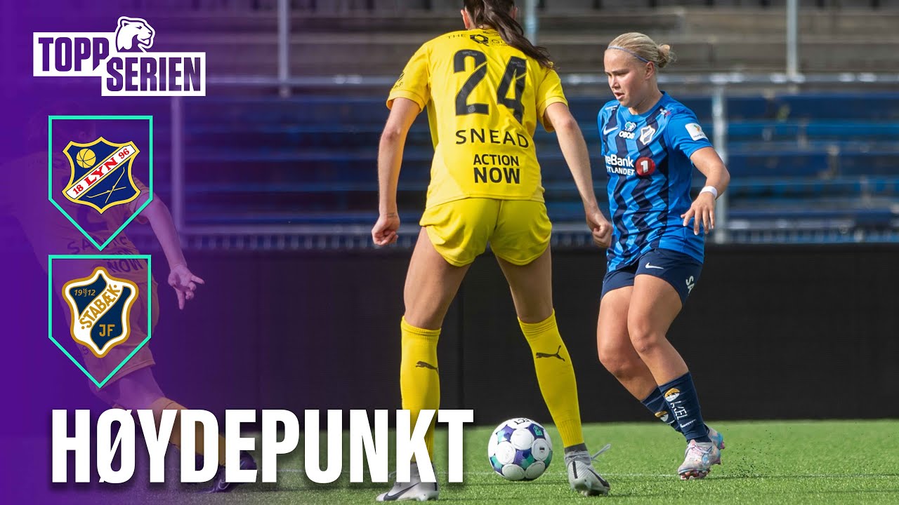 Berg-Solemdal lekte seg på KFUM Arena | Lyn v Stabæk Høydepunkter | Toppserien 2025