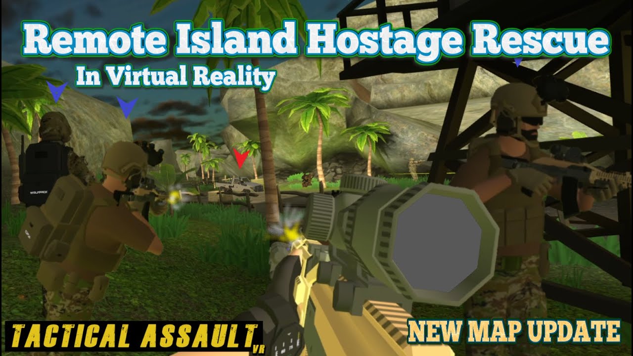 Tactical Gamers Rescue Hostages In Virtual Reality || Tactical Assault VR Gameplay