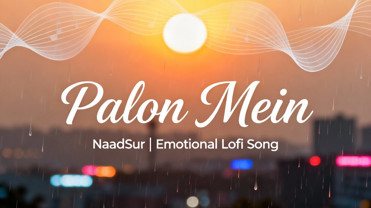 NaadSur Presents | Palon Mein - Emotional Hindi-English Lofi Song | Chill & Relax Beats 2025