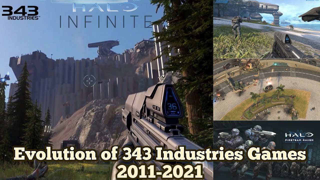 Evolution of 343 Industries Games 2011-2021