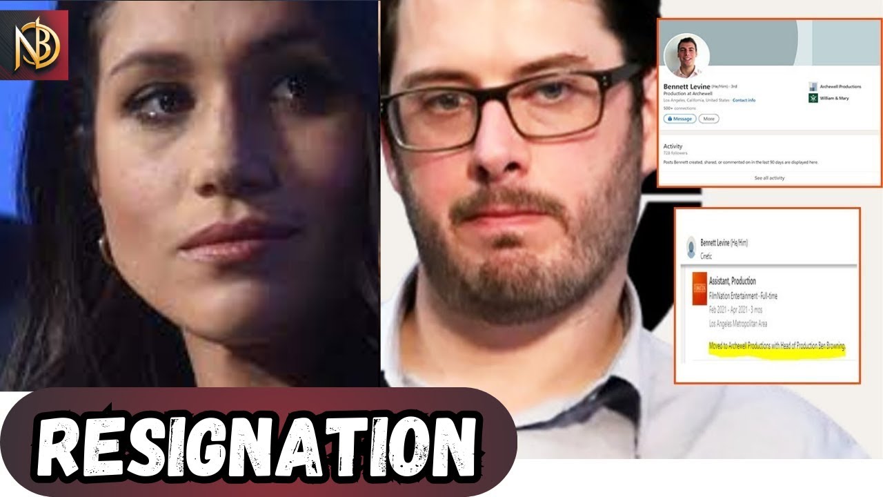 Archewell Productions Manager Bennett resigns, declaring Harry and Meghan's careers over in silence.