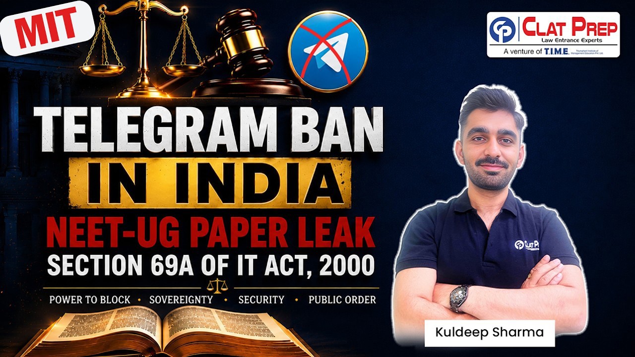 Telegram Ban in India: NEET-UG Paper Leak, Section 69A of the IT Act and the Constitutional Debate