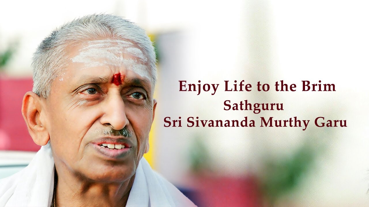 Enjoy Life to the Brim / Sathguru Sri Sivananda Murthy Garu
