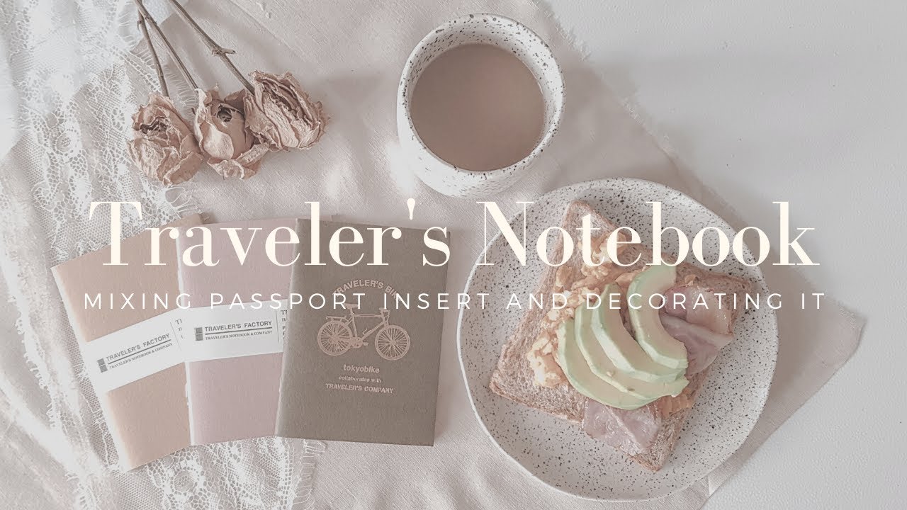 Traveler's Notebook | Mixing Passport Insert & Decorating it