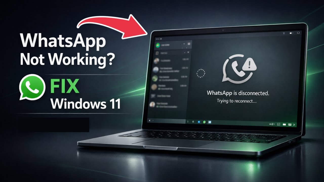 Как исправить проблему с неработающим или не открывающимся WhatsApp в Windows 11 (Исправление Wha...