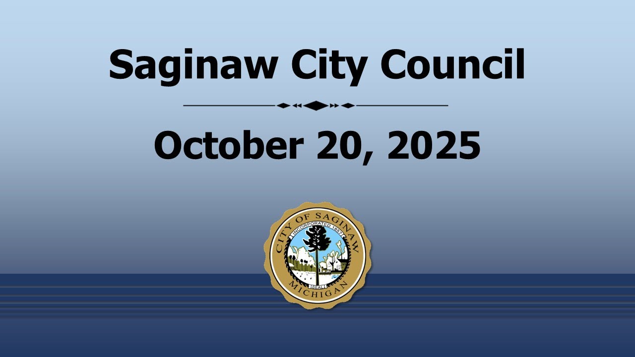 Saginaw, MI City Council October 20, 2025