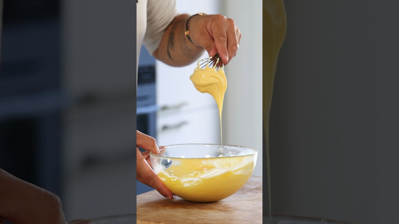 Your new favorite pastry cream! Passionfruit recipe #shorts