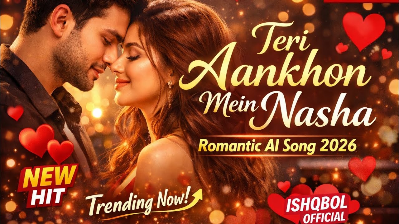 Teri Aankhon Mein Nasha ❤️ | New Hindi Love Song 2026 | Romantic AI Song | IshqBol Official