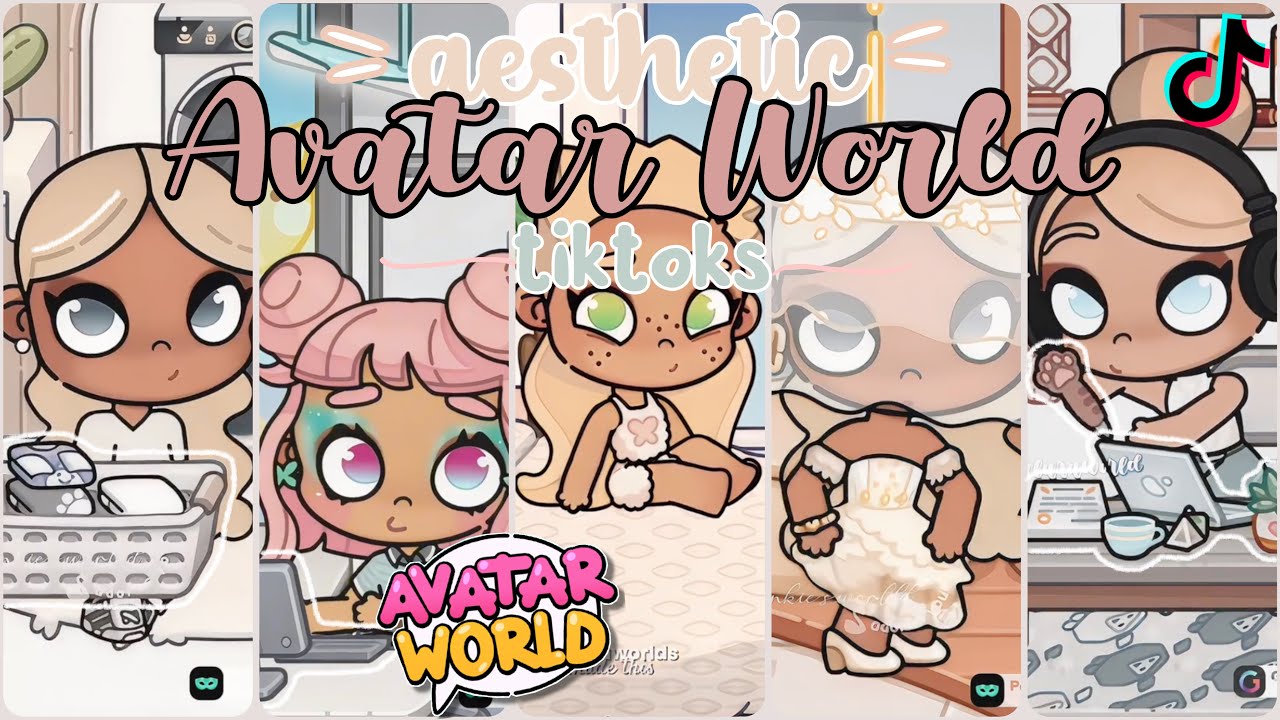 🌿45 minutes of Aesthetic Avatar World (routines, roleplay, cooking etc.)| Avatar World TikToks