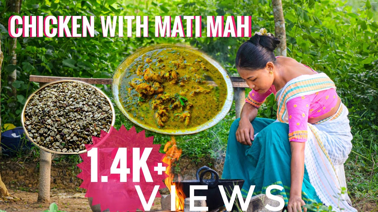 Chicken with Mati Dali | Traditional Village Style Cooking | Assamese Recipe