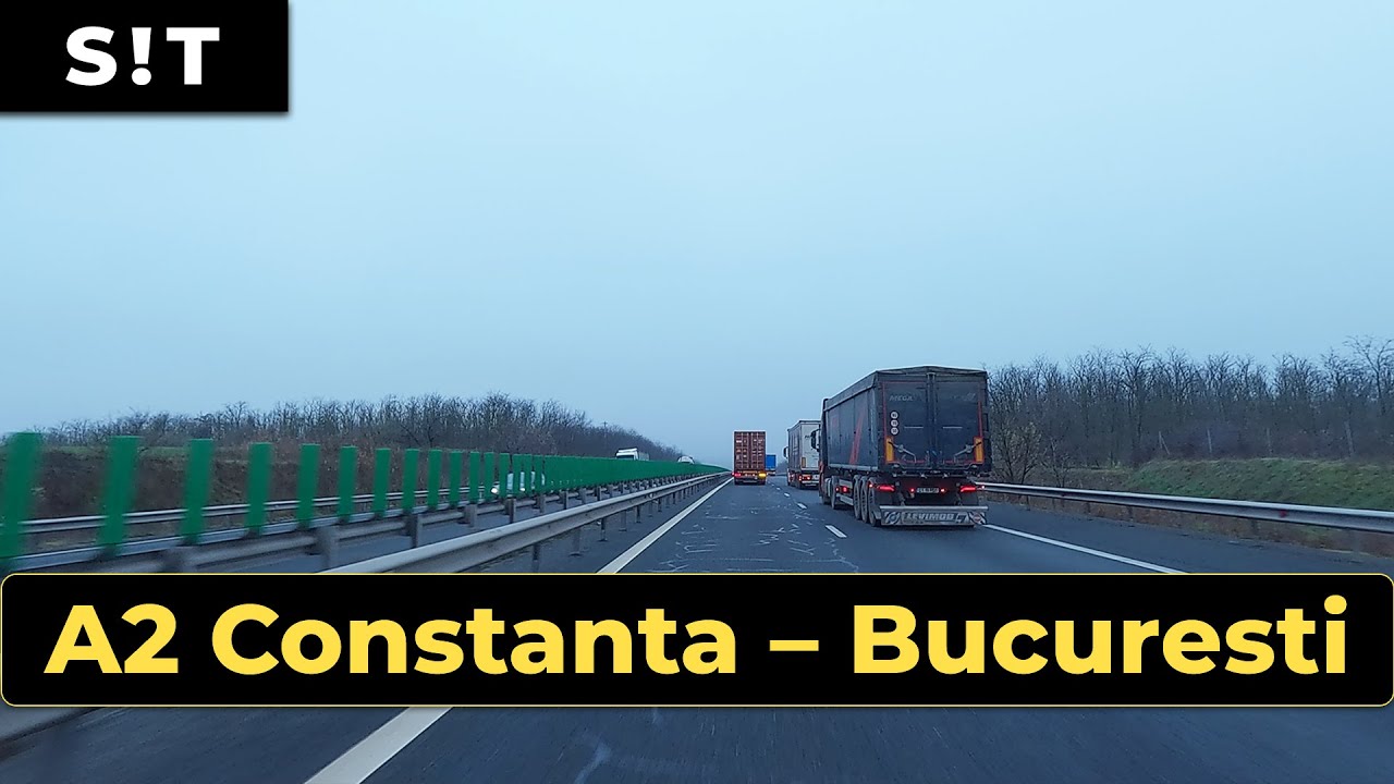 Autostrada A2 Constanta – Bucuresti | Calm Winter Drive 🚗
