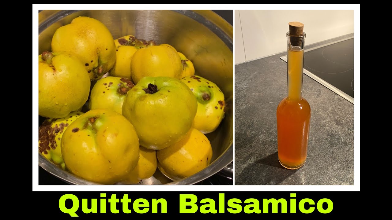 Quitten Balsamico selber machen | intensiver Quittenessig | Selbstversorgung: Quitte