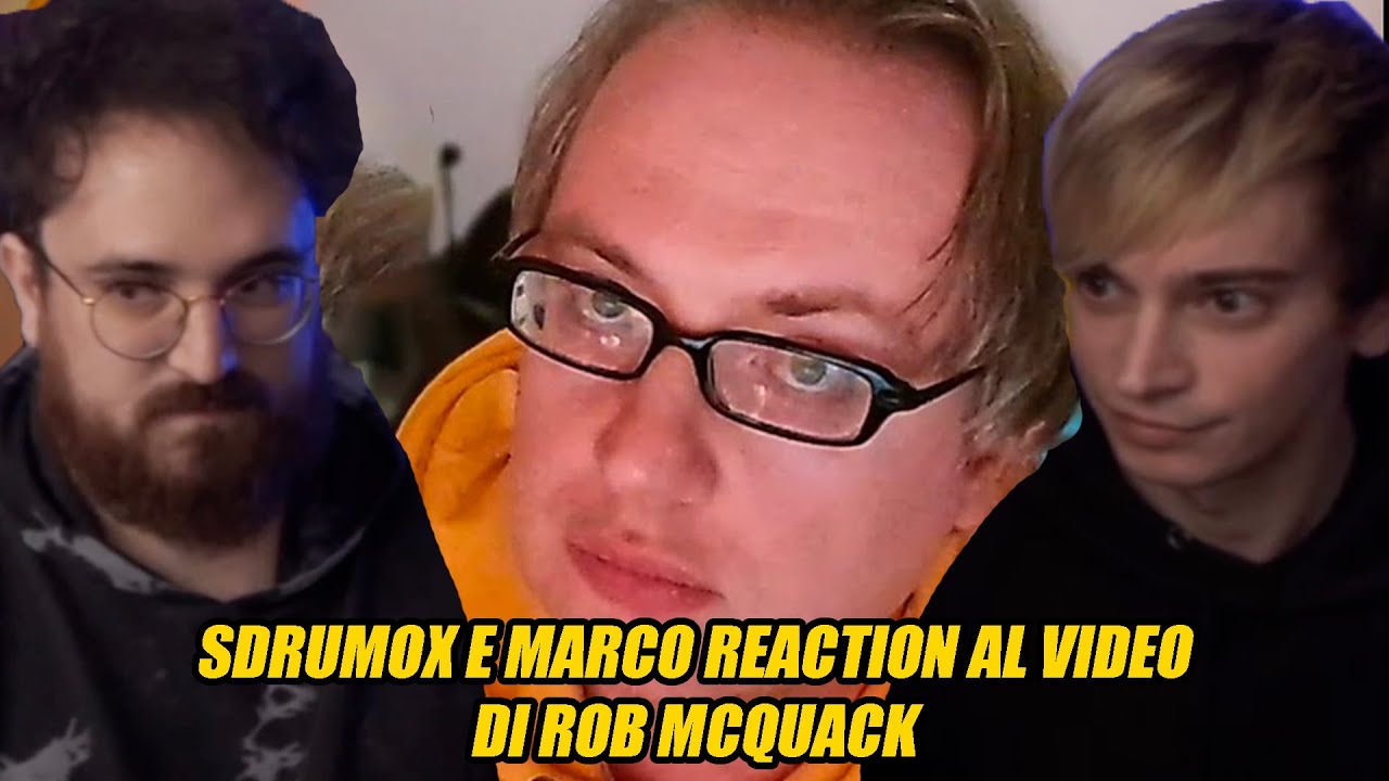 Sdrumox e Marco Merrino dicono la loro sulla vicenda di Rob McQuack