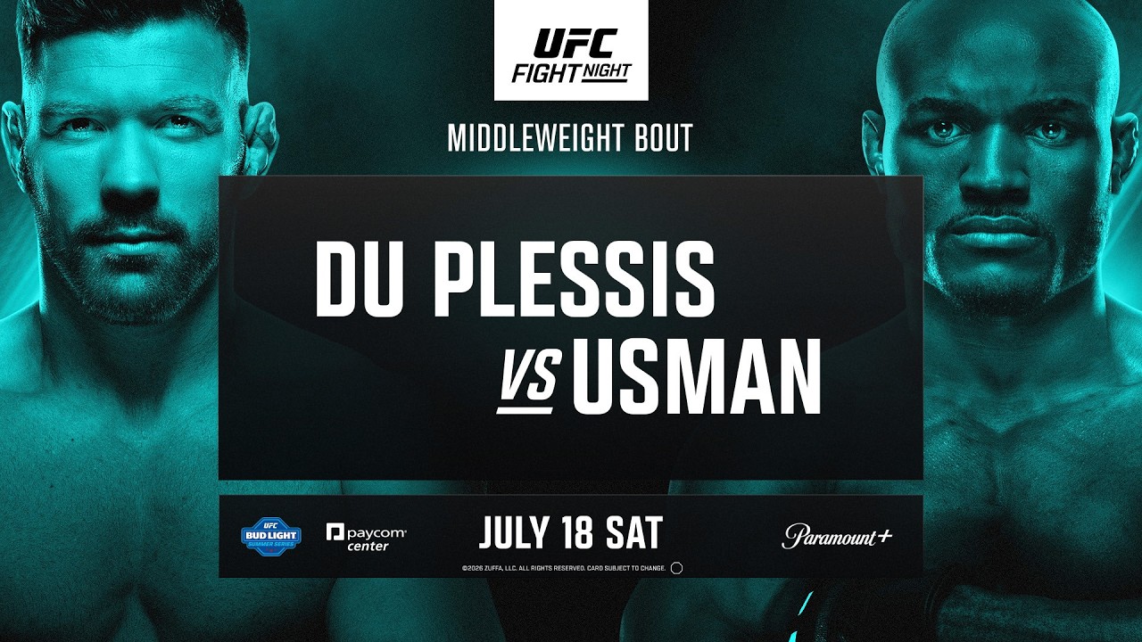 UFC Oklahoma City: Дю Плесси против Усмана &mdash; 18 июля | Промо боя