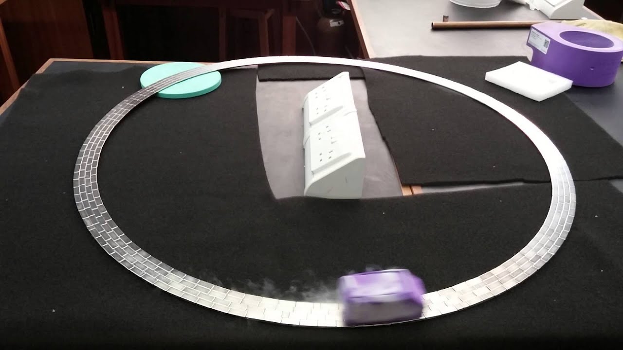 Superconducting maglev demo, proof of principle