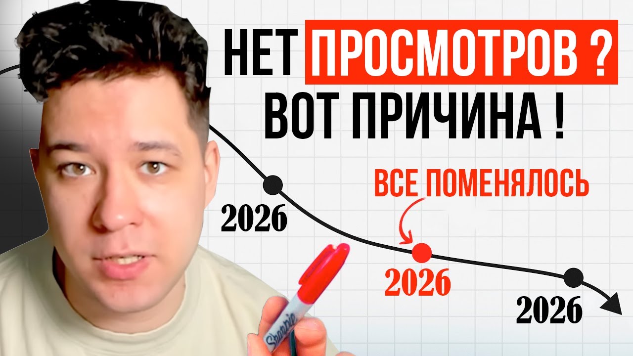 Новые правила 2026: Алгоритмы Ютуба изменились - ЧТО ДЕЛАТЬ ?