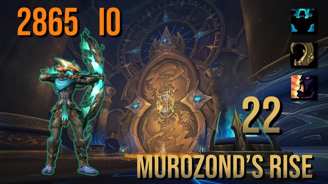 22 Murozond's Rise | MM Hunter M+ | WoW Dragonflight 10.2