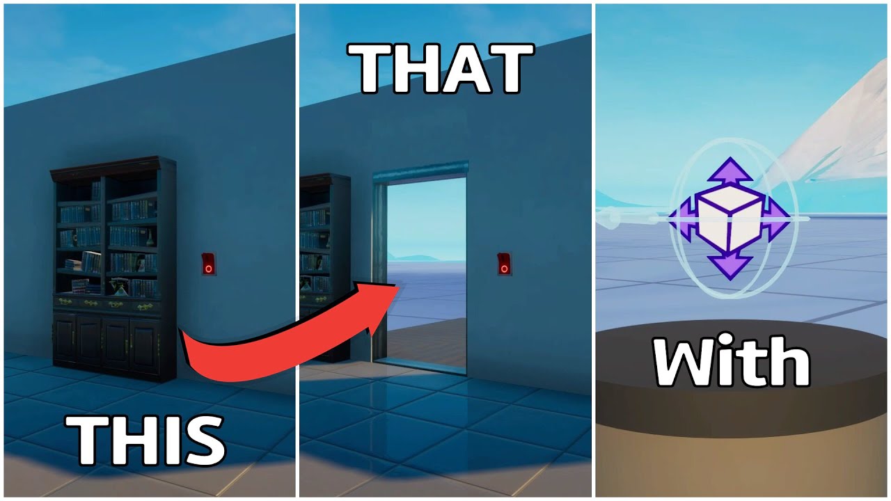 How to BUILD a Secret Passage in Fortnite Creative ! 🚪🤫
