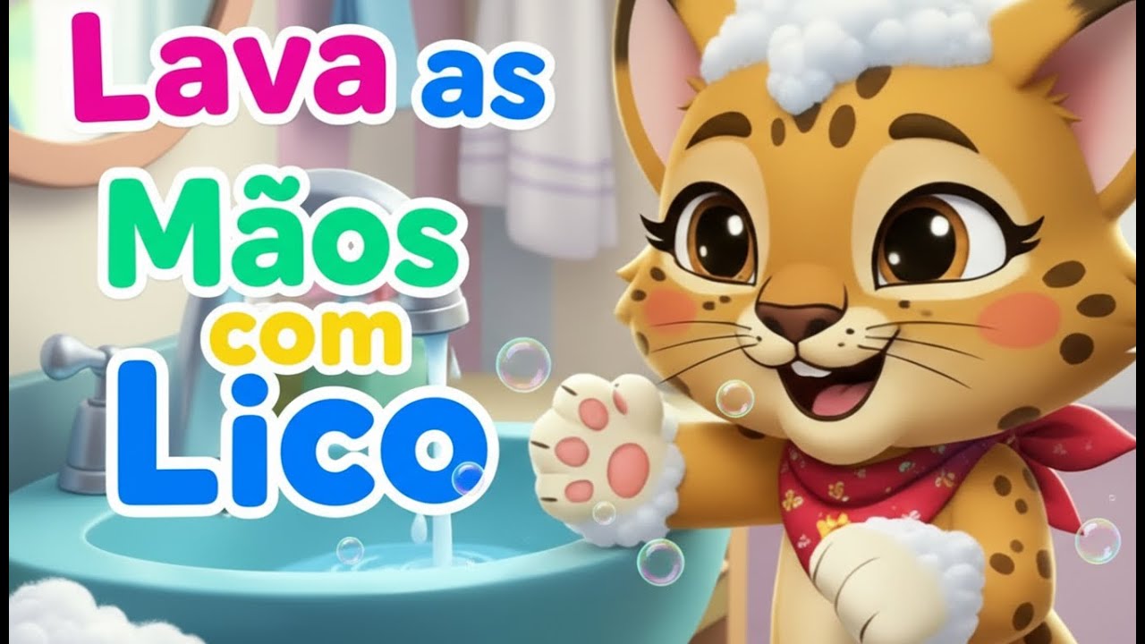 Lava as Mãos com Lico | Música Infantil Educativa para Higiene e Diversão #músicaparacrianças