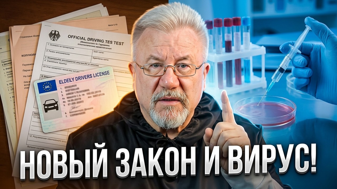 Проверка ПРАВ для пожилых, новый ВИРУС и скандал с ПЕРЕСЕЛЕНЦАМИ