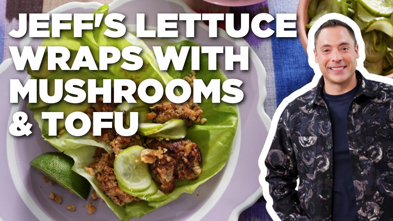 Jeff Mauro's Lettuce Wraps with Mushrooms and Tofu | The Kitchen | Food Network