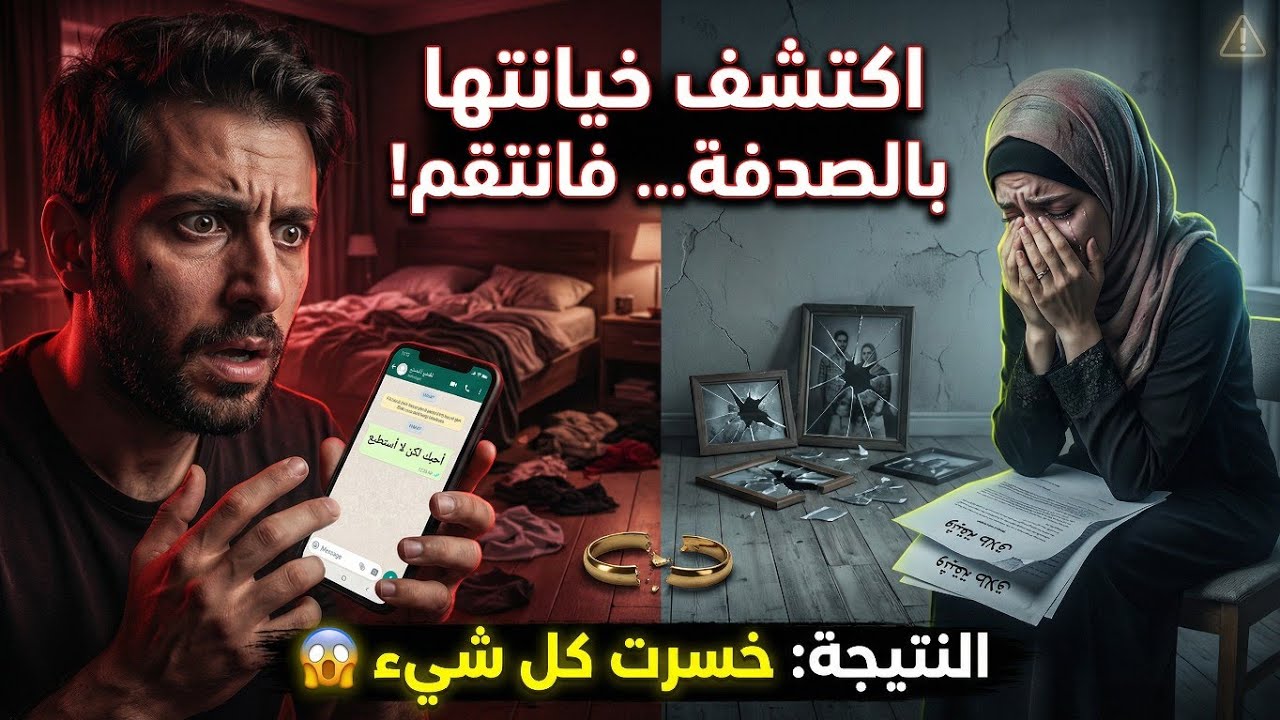 اكتشف خيانة زوجته بالصدفة.. انتقامه الصامت جعلها تخسر كل شيء! (قصة حقيقية) 😱 | #حقائق_الحياة_الزوجية