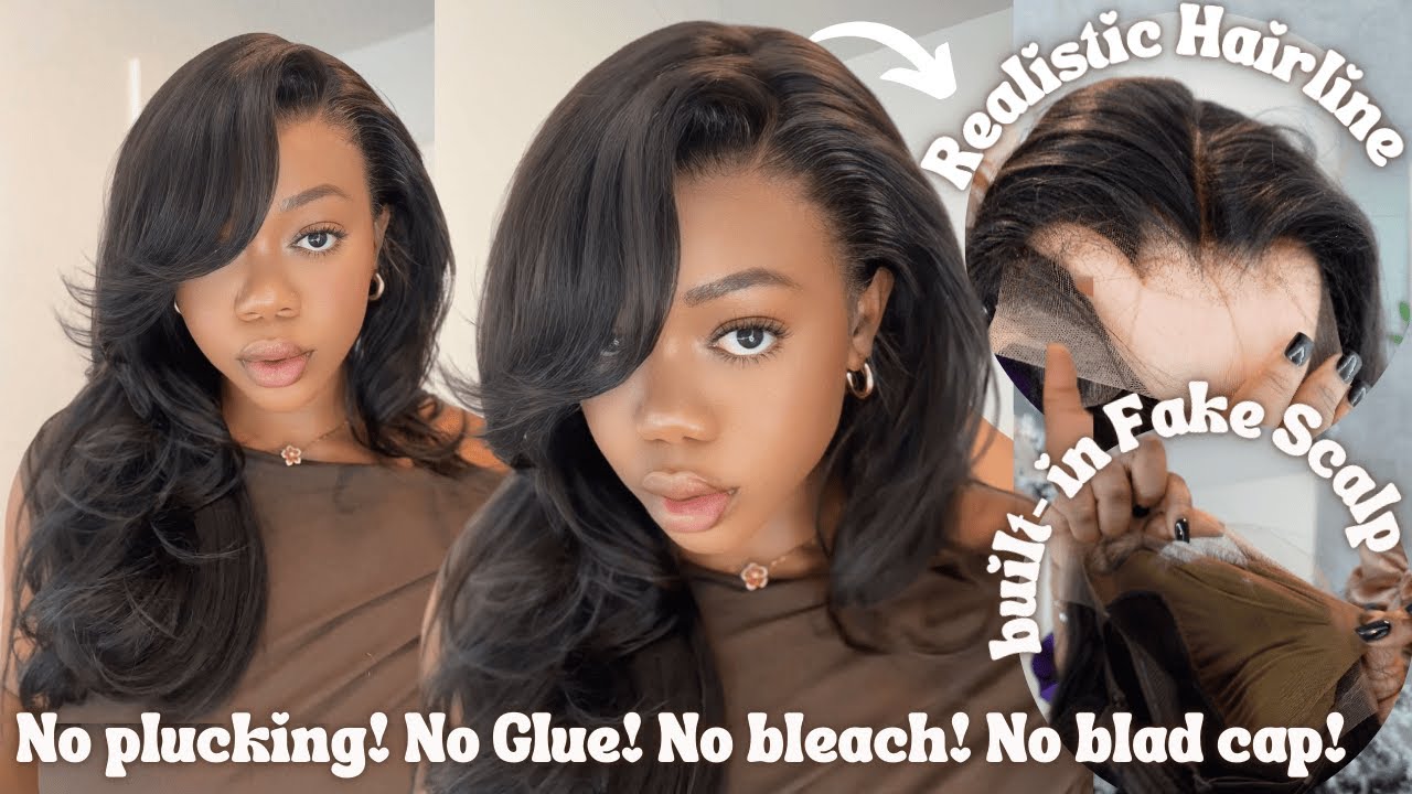 THIS IS MY HAIR?! MOST REALISTIC NATURAL EDGES YAKI WIG! NO BABY HAIR & NO BALD CAP NEEDED HAIRVIVI