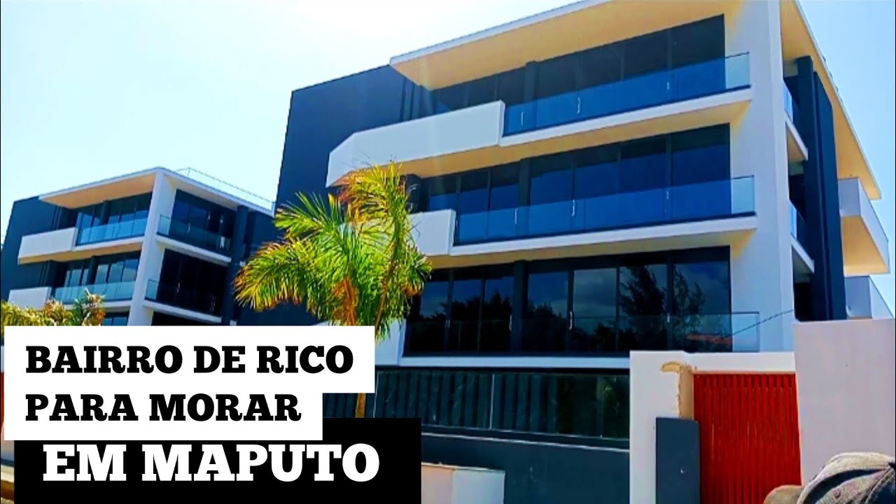 conheça agora um dos melhores bairros de ricos para morar em Maputo| #turismo #mozambique #brasil