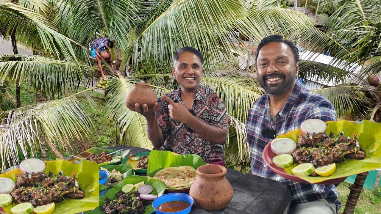 പാലക്കാടൻ തോപ്പിലെ കള്ളും ഷാപ്പിലെ രുചിയും! Why VISIT this Palakkad's Toddy Shop - Biju's Shappu?