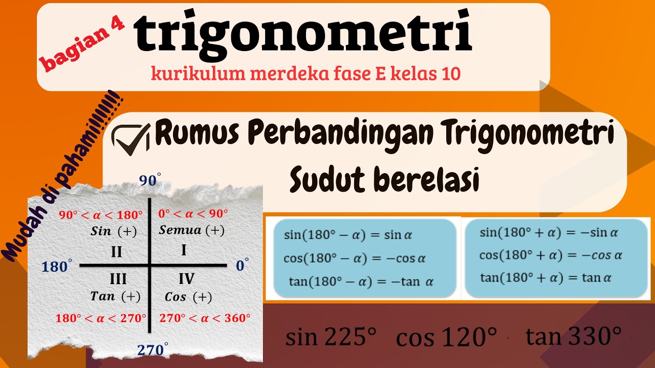 Materi Trigonometri (Matematika)- Bagian 4