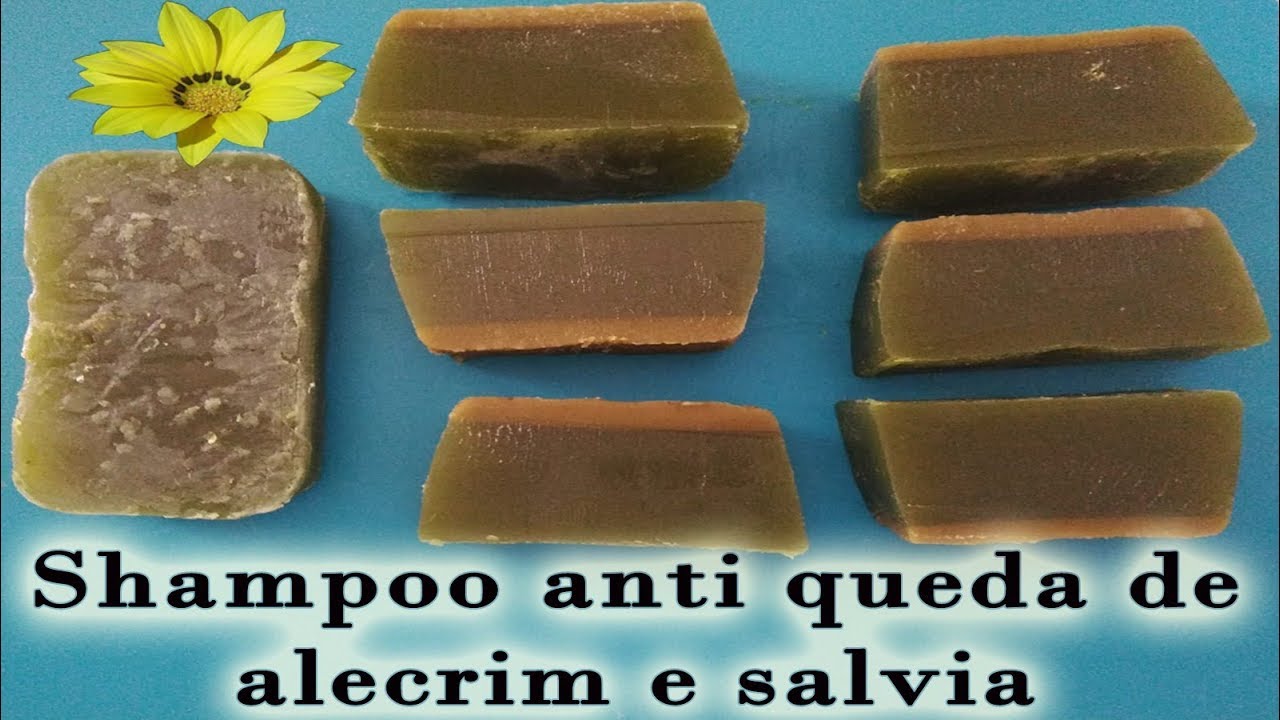 Como Fazer Shampoo Anti Queda Salvia e Alecrim