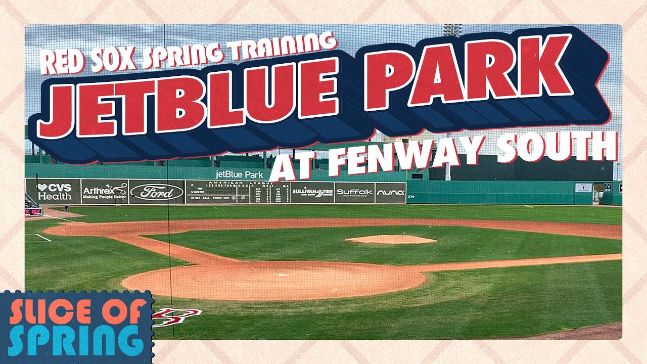 RED SOX SPRING TRAINING at jetBlue Park at Fenway South | Stadium Tour & Food Review